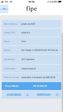 Ford Ka+ Sedan Plus 2017 (IPVA20 Pago) - Foto 5