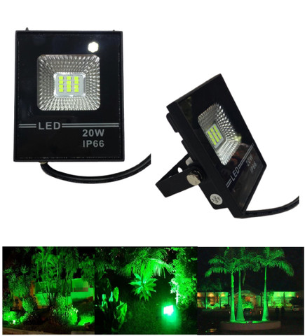Refletor Led 10w Verde Projetor de Led SMD Bivolt