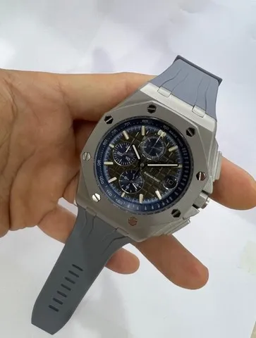 Relógio Audemars Piguet Royal Oak OffShore Cinza Novo