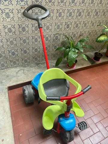 Triciclo Infantil Bandeirante Smart Plus - Vermelho+Verde