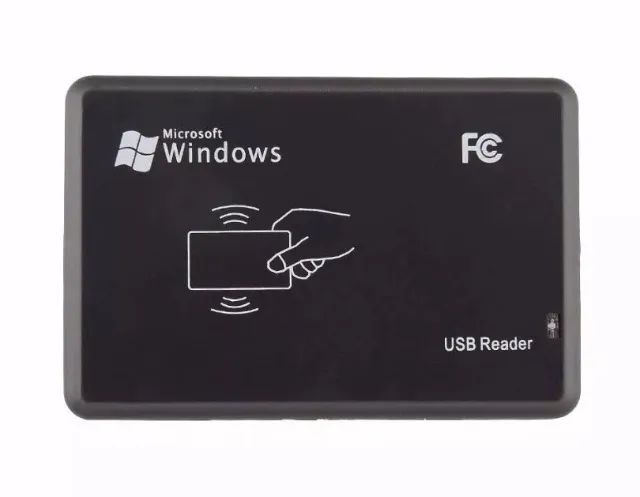Leitor Cartão Tag Rfid 125 Khz 4100 Usb Plug And Play COD-AP1     - Foto 2