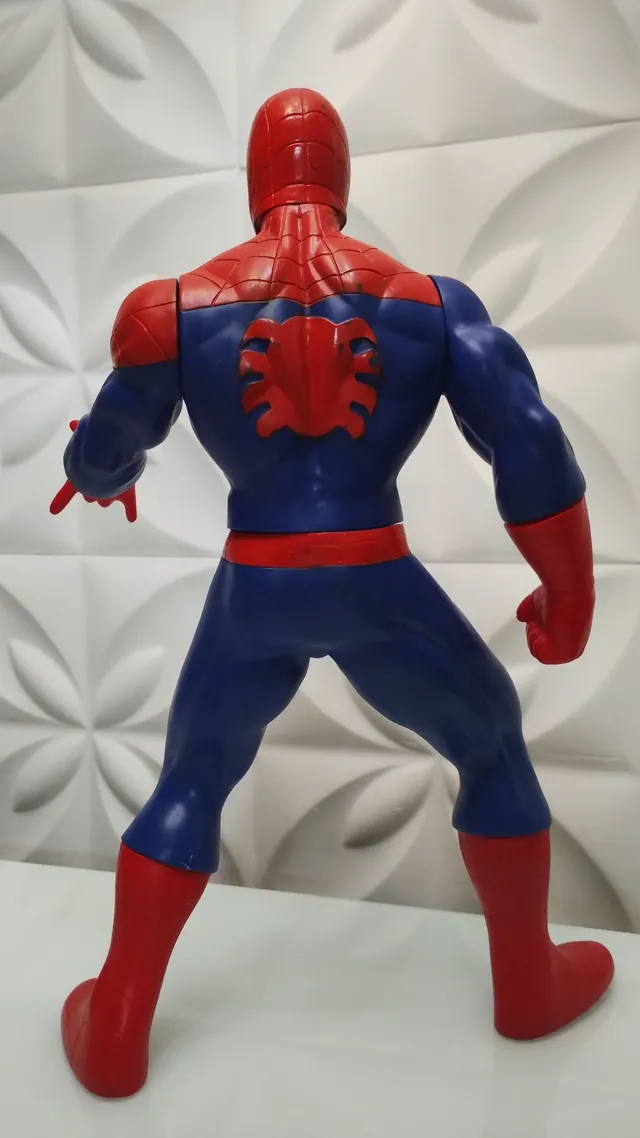 Boneco Action Figure Homem Aranha De Ferro Spiderman 16 Cm