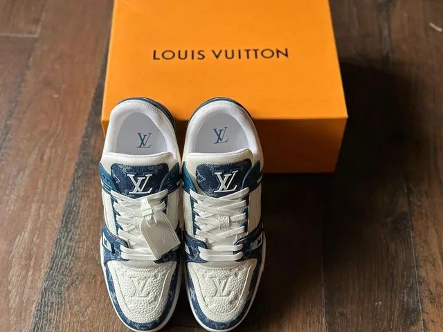 Louis Vuitton Trainer Blue Denim  - Foto 5