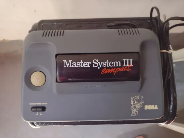 MASTER SYSTEM SUPER COMPACT COM CAIXA SEMINOVO - SEGA