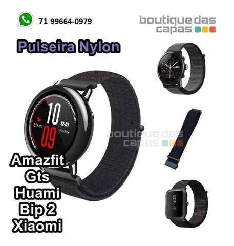 Pulseira nylon Smart watch Amazfit Gts Huami Bip 2 Xiaomi 20mm