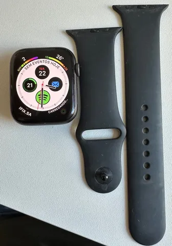 Apple Watch - Séries SE - 44mm - Preto - GPS - Usado Apple Apple Watch  Apple Watch TudoiPhone: O Maior Clube de Compra, Venda e Troca de iPhones  e Equipamentos Apple 