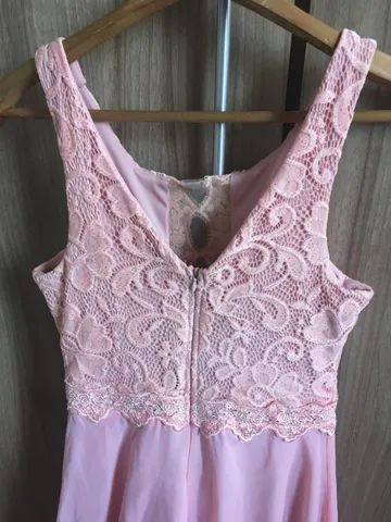 Vestido de festa com renda, longo  - Foto 3