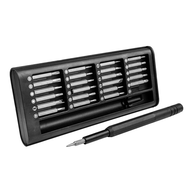 Kit de 25 Peças para Reparação Chaves de Fendas e Chaves Philips Magnética e de Precisão - Foto 2