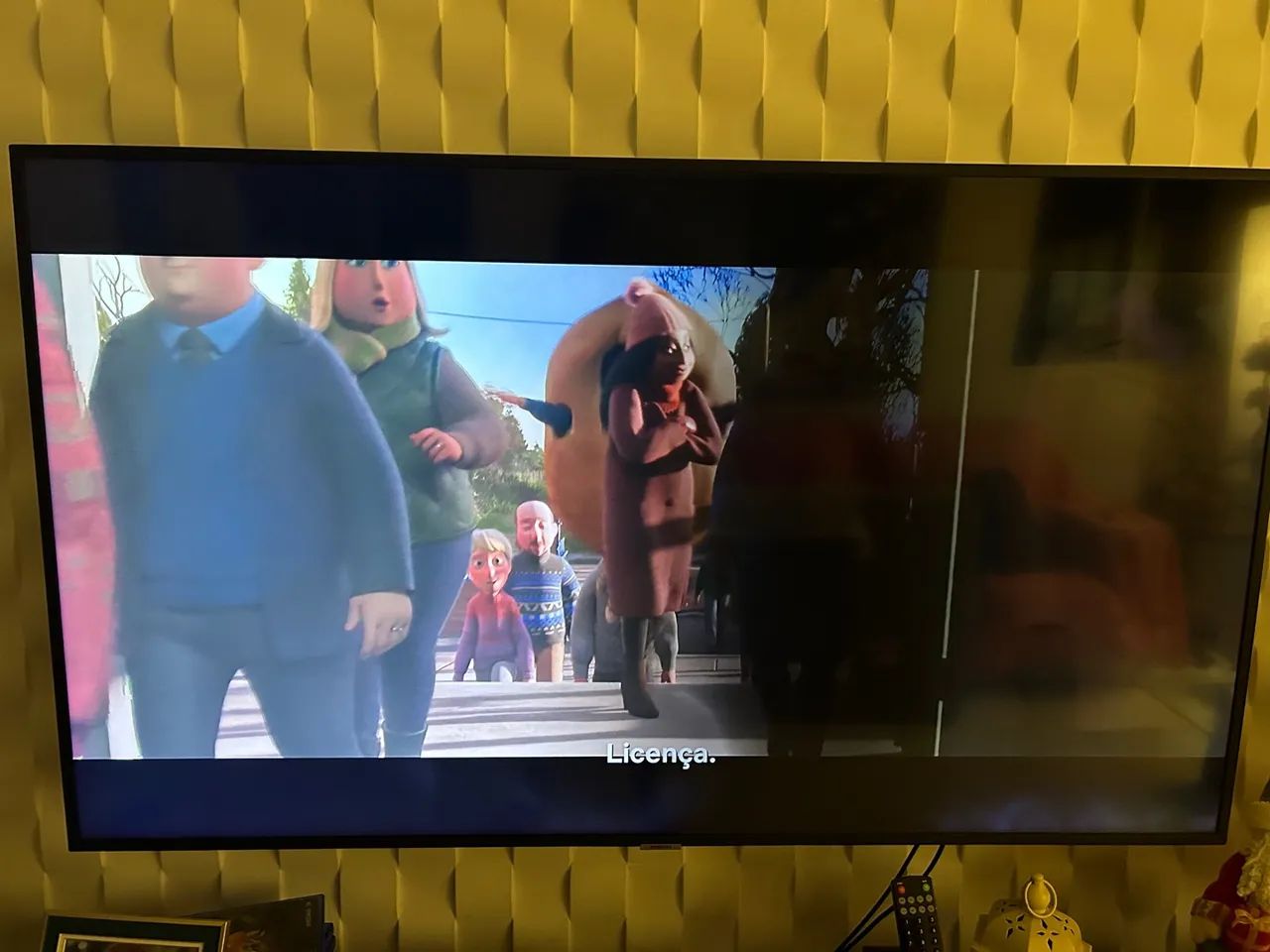 TV 4K SAMSUNG 55? UN7100 COM DEFEITO NA IMAGEM 