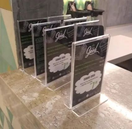 Display em acrilico para preços e informações - Foto 3