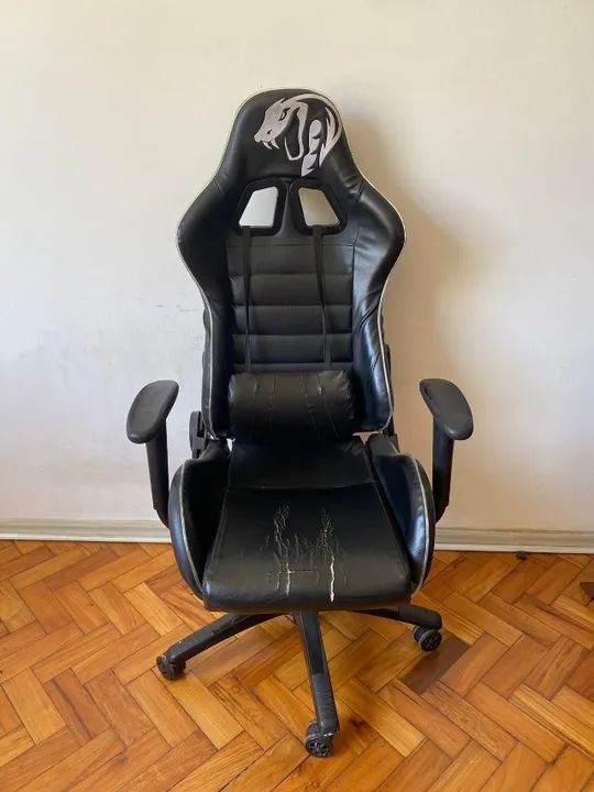 Cadeira Gamer Preta - Foto 2