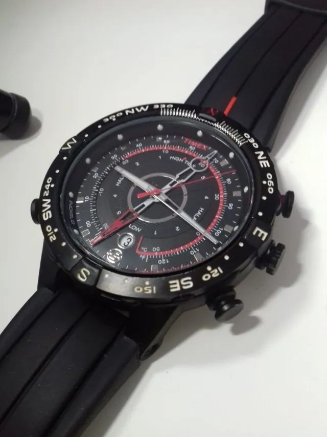 Relógio Timex e-Tide Bússola Estado - Sem detalhes - Estudo GALAXY A53 5G - 8G 128G - Foto 2