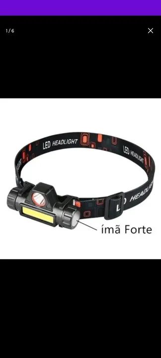 Lanterna de cabeça  - Foto 3