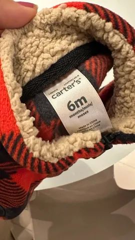 Colete Xadrez Carter?s 6 meses - Foto 5