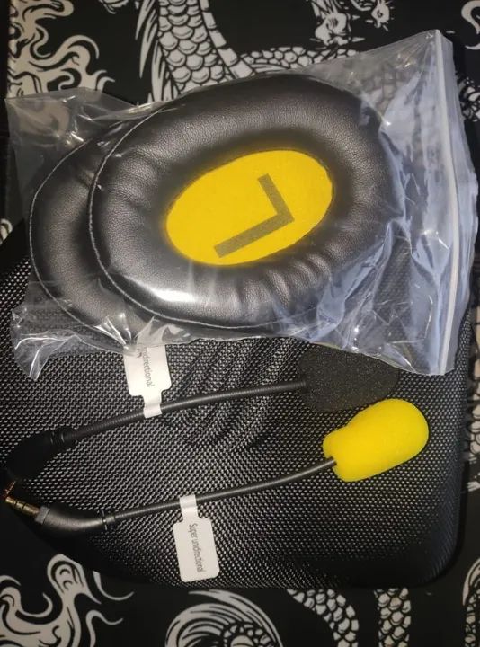 Headset Gamer Fallen Pantera Rgb, Pads extra, 2 mic's, Case (NOVO) - Foto 3