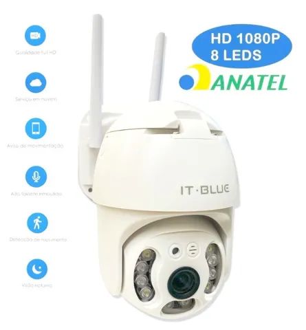 Nova Camera 360 Wifi Visão Noturna Detecção De Movimento Full Hd - Foto 2