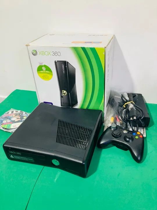 Console Xbox 360 RGH com 10 jogos - Foto 2