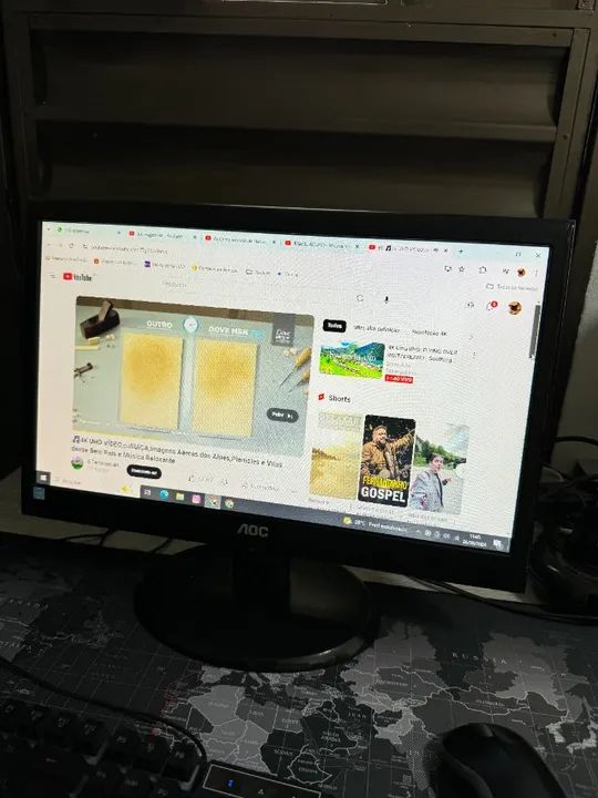 Monitor AOC 18,5 LED E950Swn HD Widescreen Conexão VGA - Foto 2