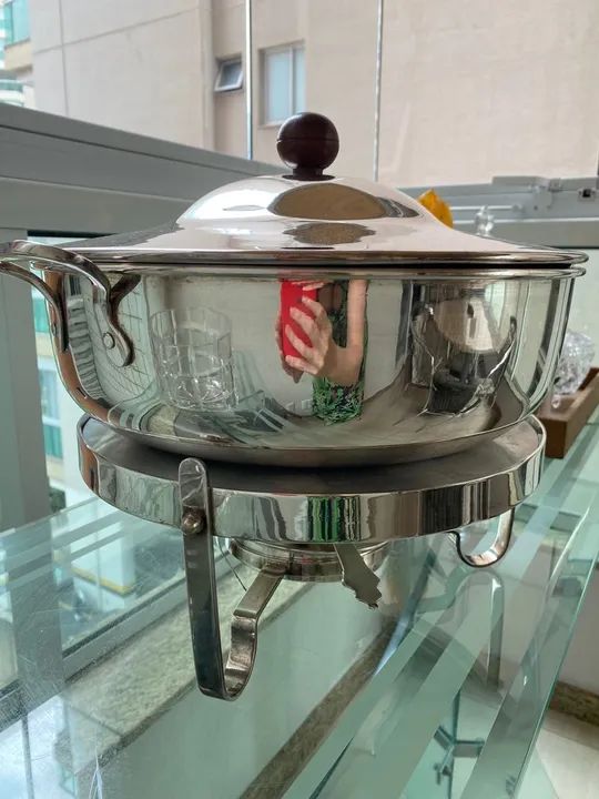 Rechaud de prata 6 litros  - Foto 3