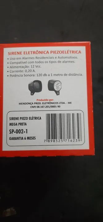 Sirene eletrônica  - Foto 2