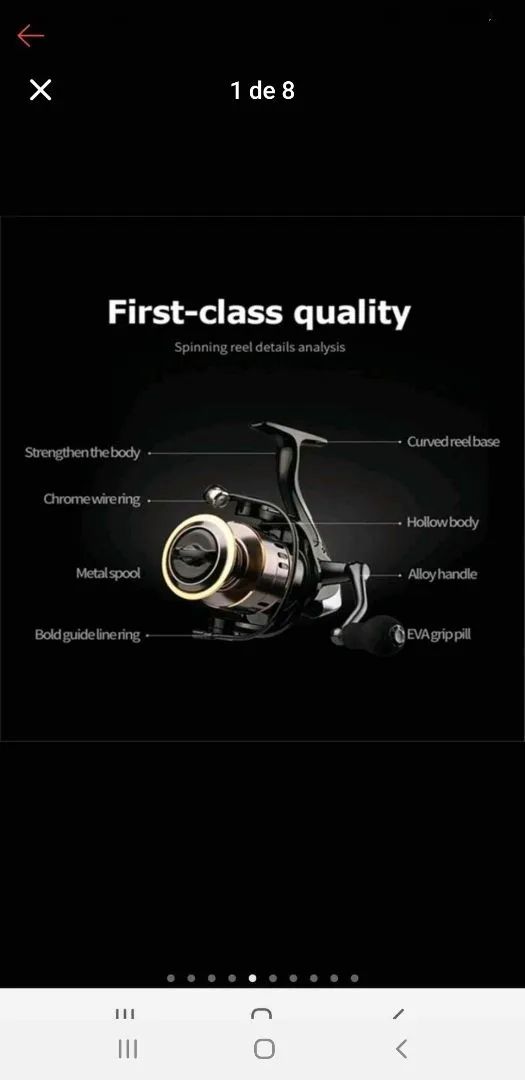 Molinete de pesca HE 4000