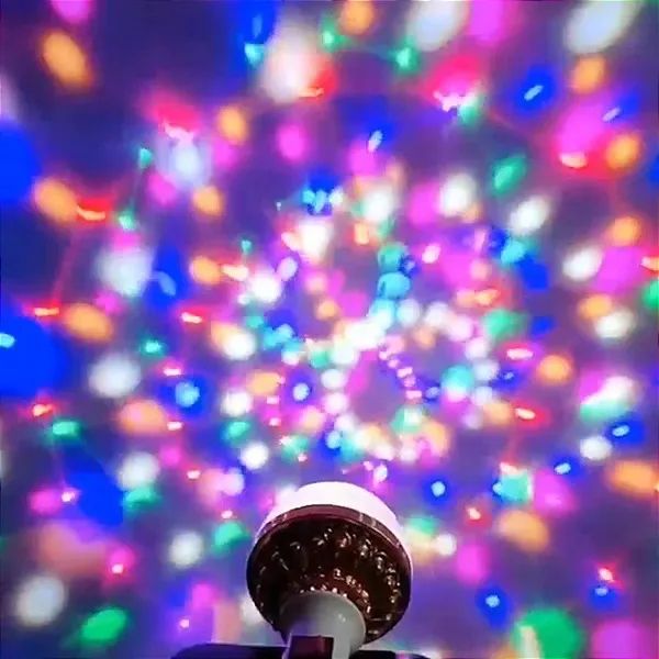 Lâmpada de Led Colorida Giratória para Festas Bivolt - Lehmox em São Luís ma - Foto 5
