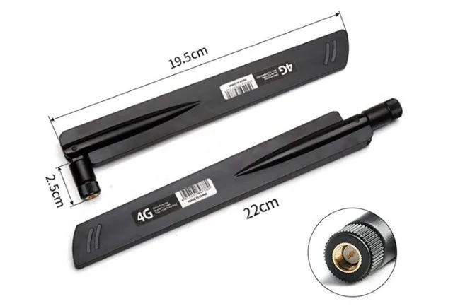 Antena conector macho 4g lte 38dbi 3g 4g roteador modem  Arduino Automação COD-CP713   - Foto 3