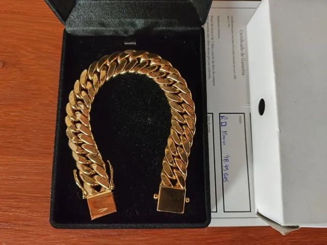 Pulseira de ouro 18k 48.5 grs - Foto 3