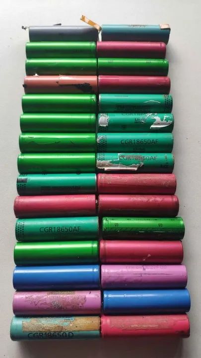 10 bateria litio 18650 testadas garantida
