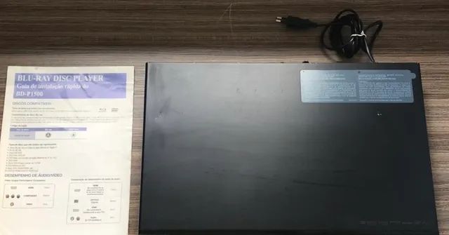 Blu-Ray disc player samsung bd-p 1500 liga mas não  abre o compartimento de disc,sem - Foto 2