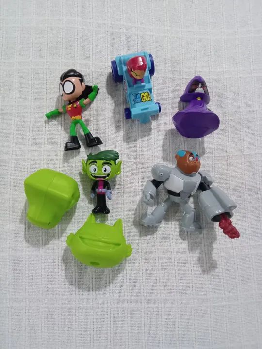 Bonecos Teen Titans Go! - 5 peças