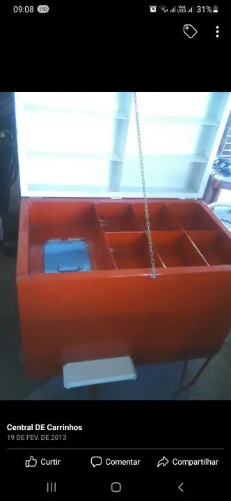 CARROÇA BOMBONIERE COM CAIXA TÉRMICA  - Foto 3