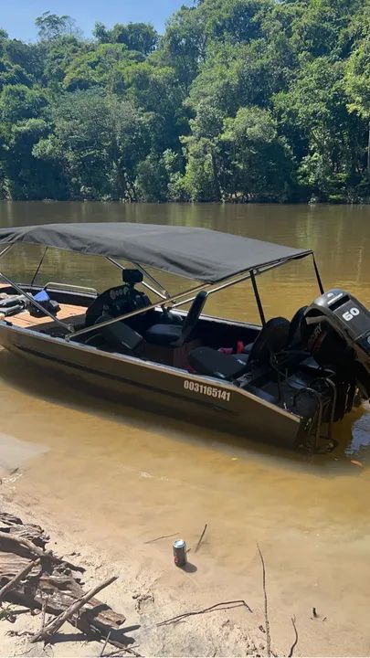 Lancha semi nova linda  - Foto 8