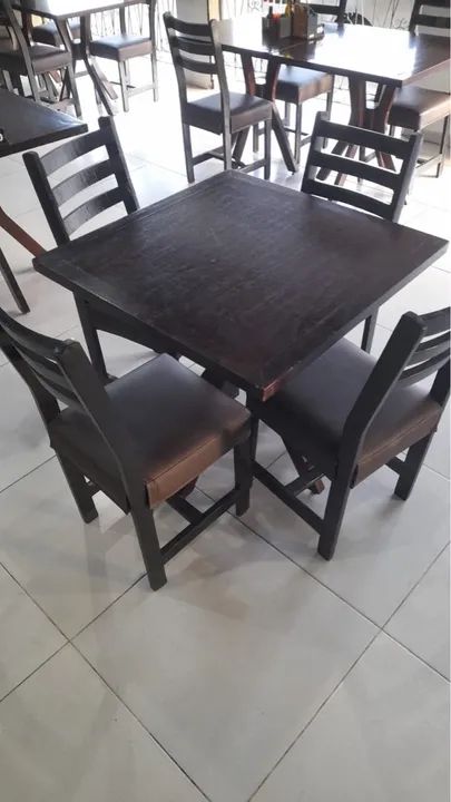 7 Jogos Mesa 80x80 para Restaurante 