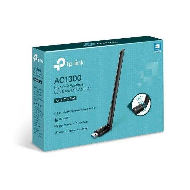 Adaptador Tp-link,WIFI,USB Archer T3u Plus - Ac1300