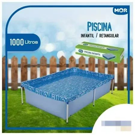 Piscina Infantil 1000L Retangular-Entregas 9h as 22h - Foto 3