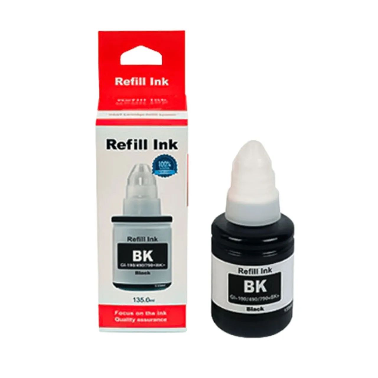 Refil de tinta  Epson Compatível GI-190 preto 135 ML Nova - Foto 2