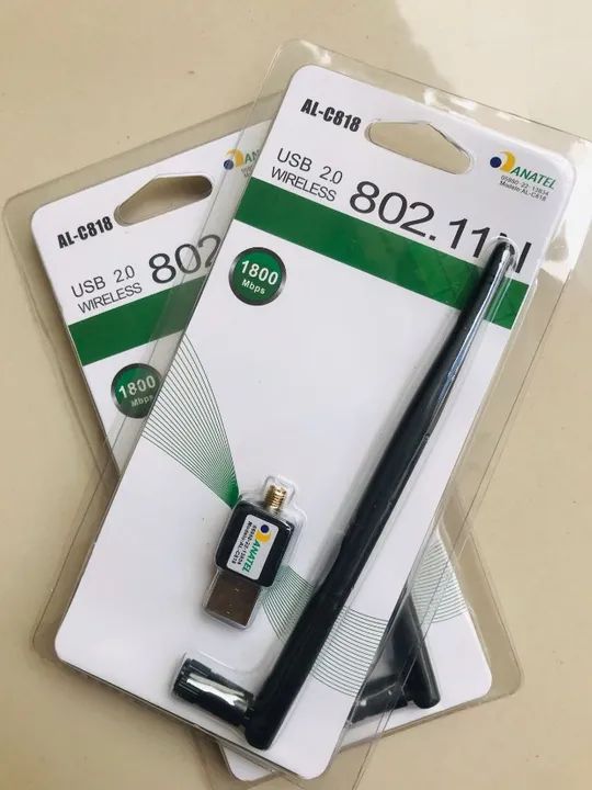 Adaptador WiFi 2.4ghz USB Wireless Novo (Garantia)