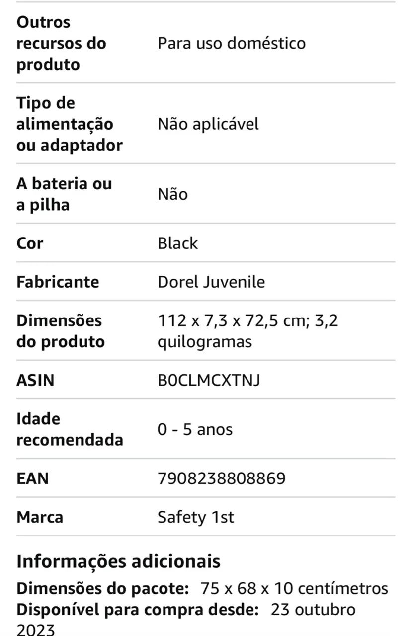 Portão de Segurança Safety 1st para Bebês - Foto 6