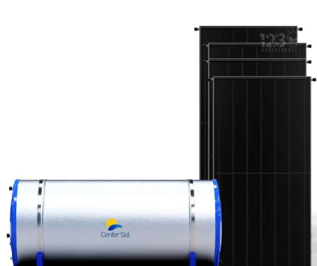 Boiler Solar 400L - Aço Inox - Instalação Grátis!
