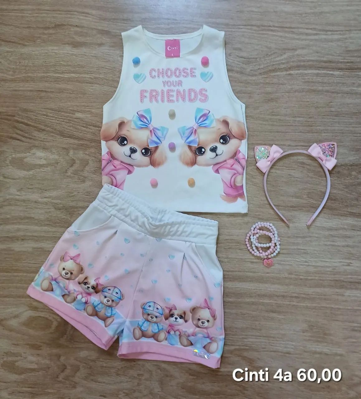 Conjuntos menina tamanho 4 anos  - Foto 2