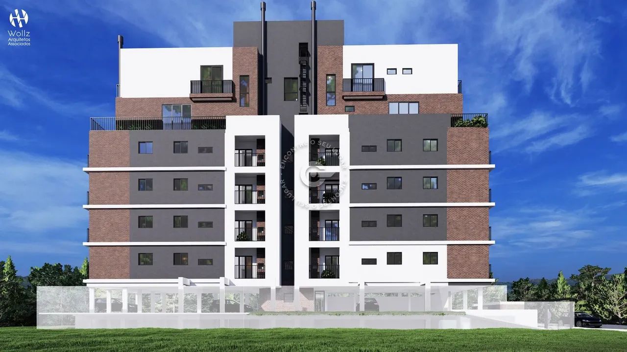 Apartamento no São Pedro em São José dos Pinhais | Residencial Saint Pierre | 3 quartos | 