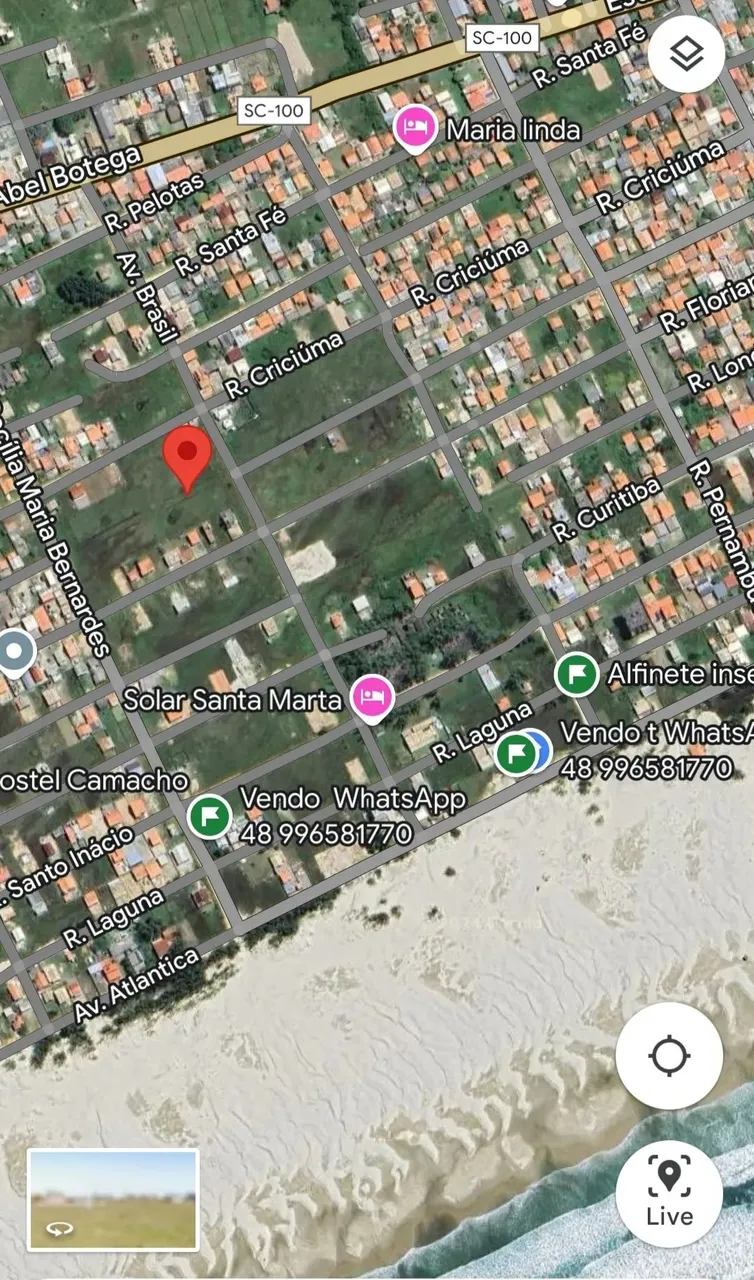 Terreno Barbada Balneário Camacho Jaguaruna SC
