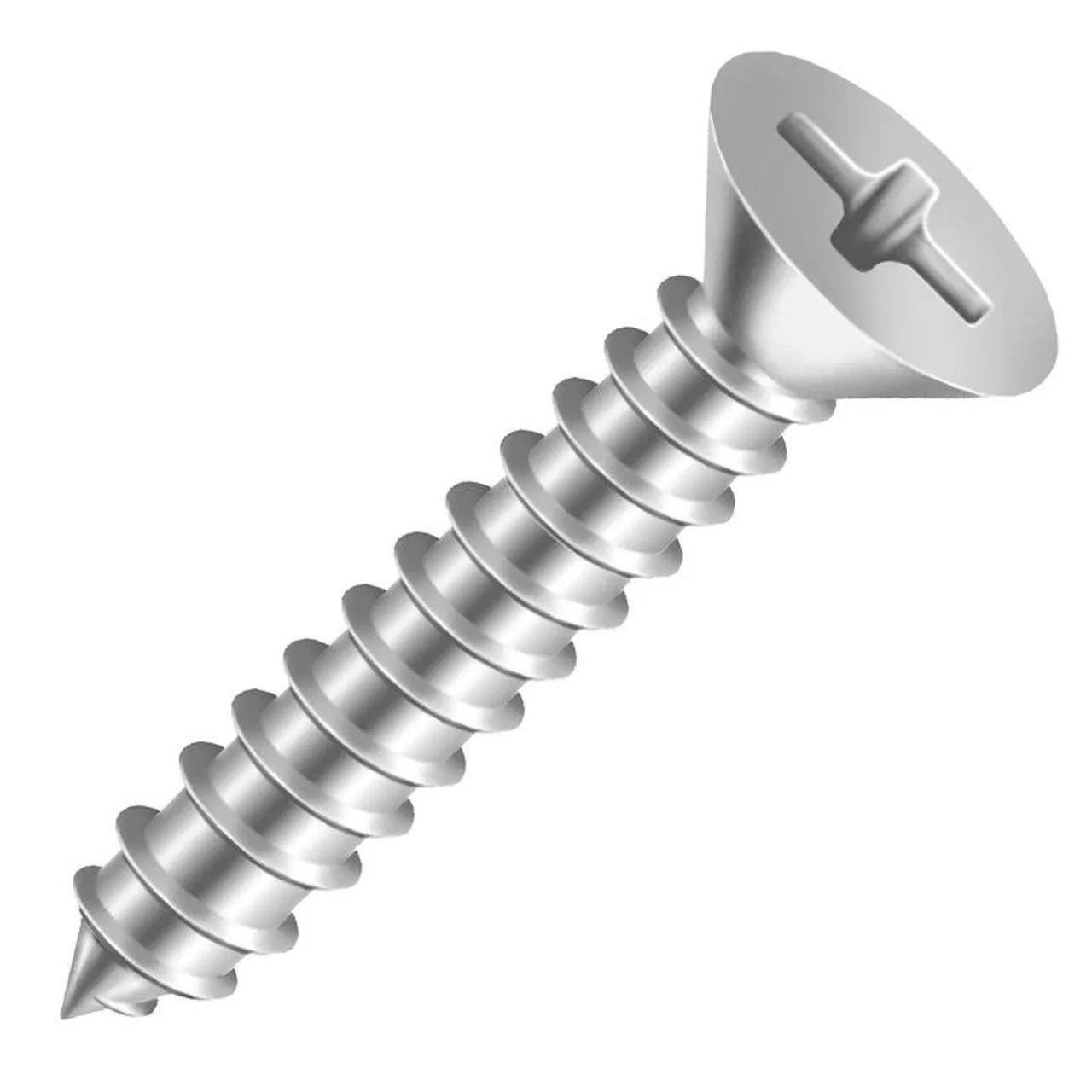 Parafusos Fixer Cabeça Phillips Chata 5,0x25mm Aço Carbono Zincado 450 peças