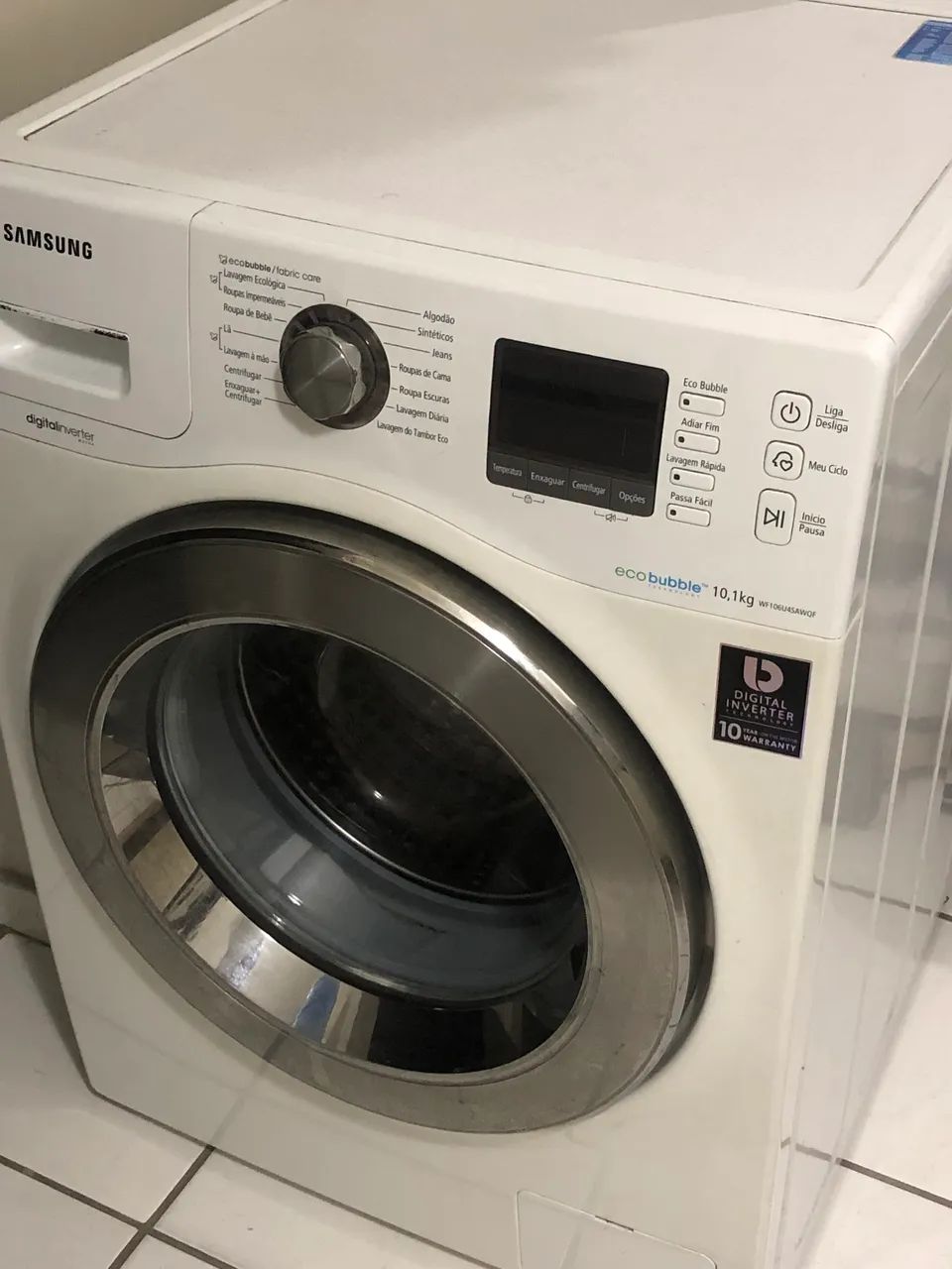 Máquina de lavar Samsung 