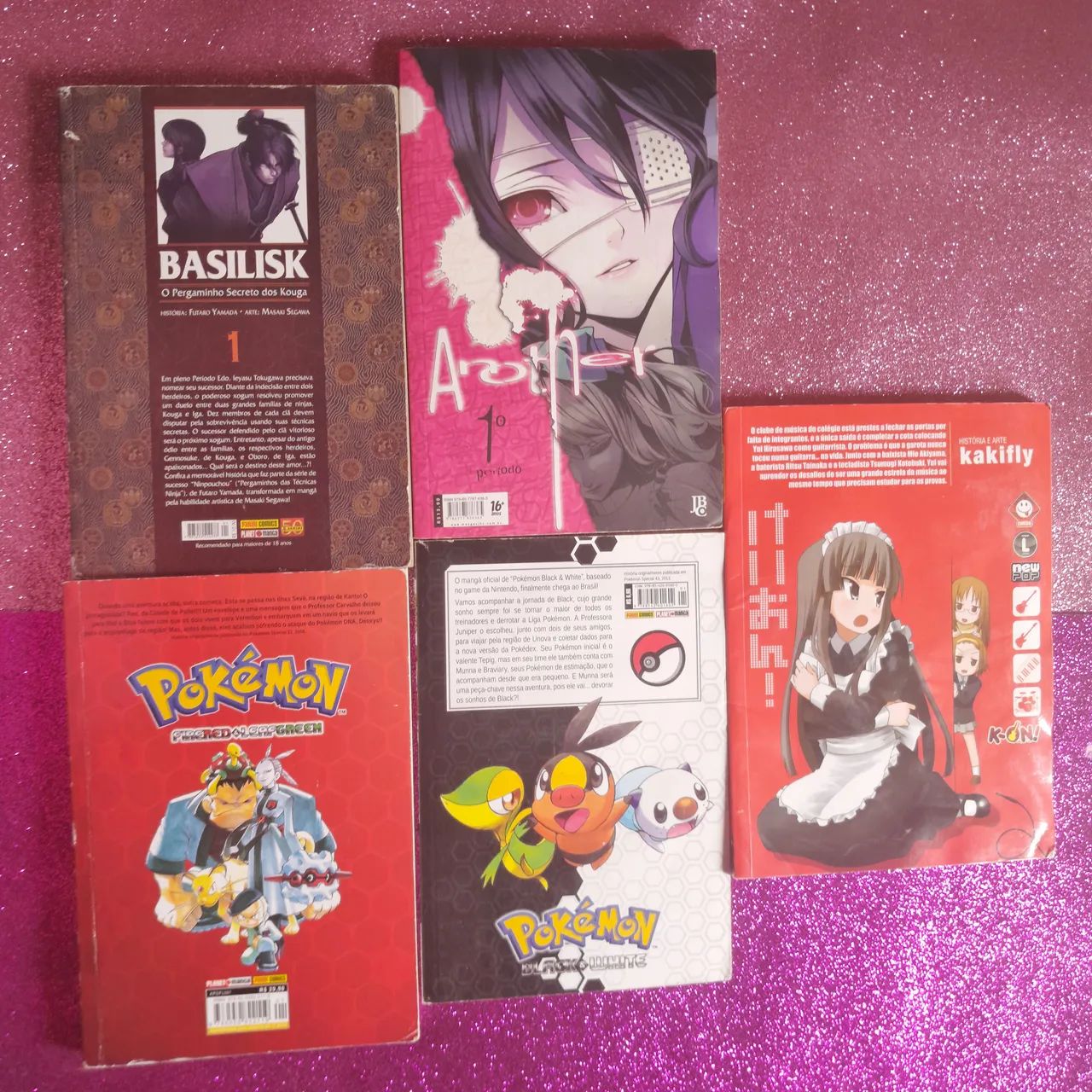 Kit Mangas Basilisk Another Adventures e Black & White ATENÇÃO (POKÉMON VENDIDOS) - Foto 2