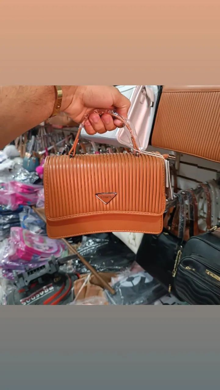 Bolsa de mão marrom