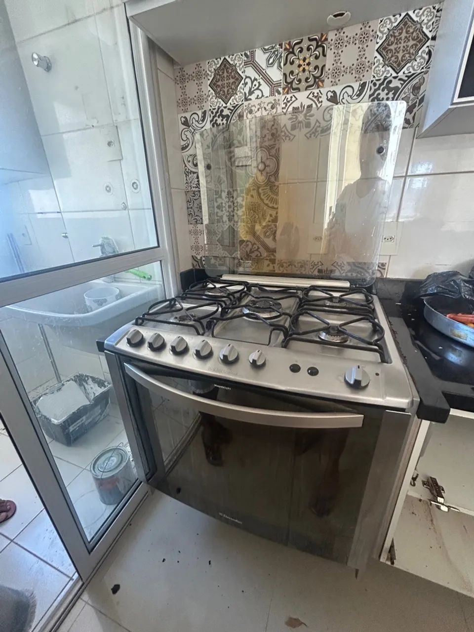 Fogão de embutir eletrolux 5 bocas funcionando bem. - Foto 4