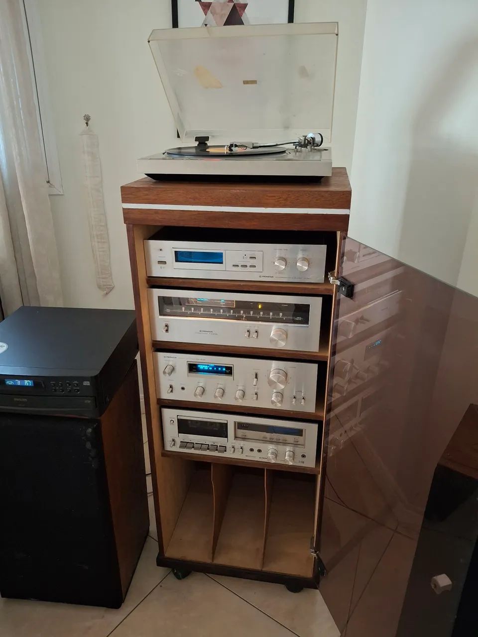 Aparelho de som completo Pioneer com caixas Polyvox  SC-12-E - Foto 5