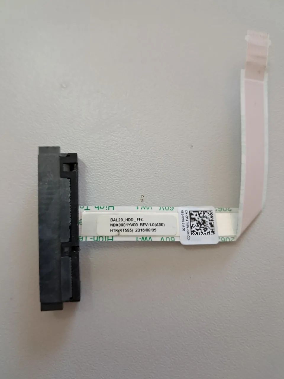 Conector SATA para HD/SSD Notebook Inspiron 5567 P66F001
